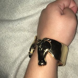 Fake gold, horse bracele